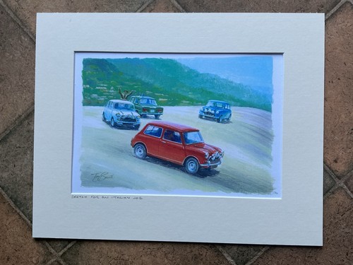 Mounted print original - print, of