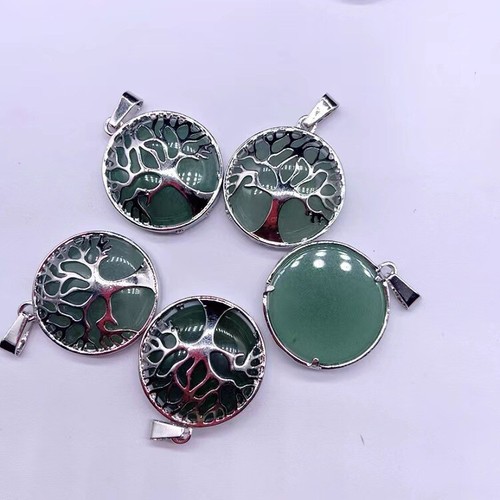 Tree life gemstone necklace - tree, of