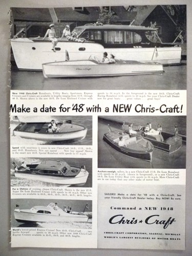 Chris craft cruiser - chris-craft,