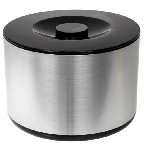 Plastic ice bucket brushed - plastic,