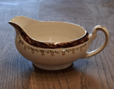 Antique Edwardian Alfred Meakin Suzanne Sauce Gravy Boat Jug Vintage Gold