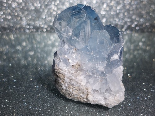 Celestite crystal cluster - celestite,