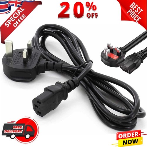Power cord plug iec - uk, to
