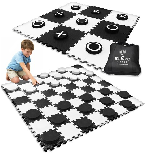 Giant checkers tic tac - giant,