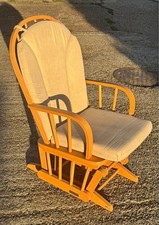 Dutailier Cream Fabric Rocking