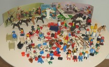 A selection of vintage 1970s Play People toys they include 8 horses, 35 people a