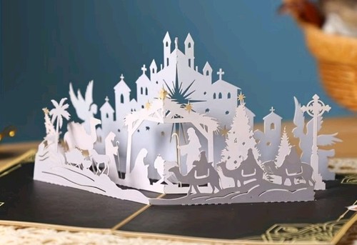 Christmas nativity pop up - christmas,
