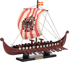Wooden Viking Ship Model, 14
