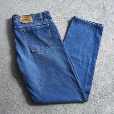 Vintage Levi 505 Orange Tab Jeans, 42x32 Mens Straight Leg, Used, 1982