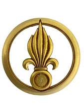 GENUINE Army French FOREIGN LEGION Infantry metal beret badge Legion Etrangere