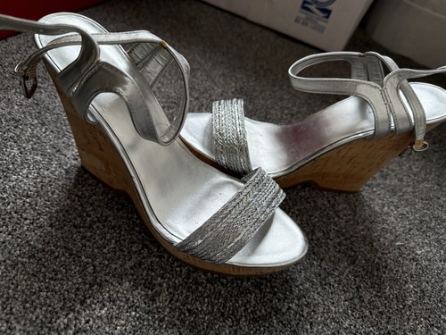 Nine west silver - silver, wedge