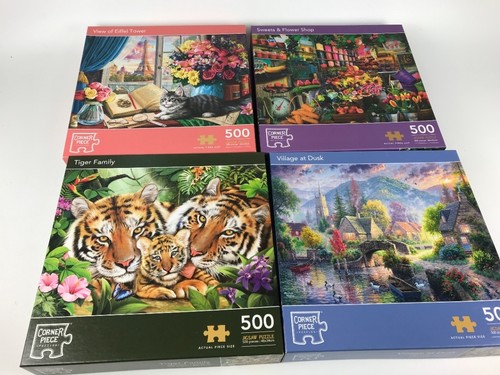 Corner piece puzzles - 4,