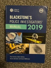 Blackstone's Police investigators manual 2019, will be a great for NIE