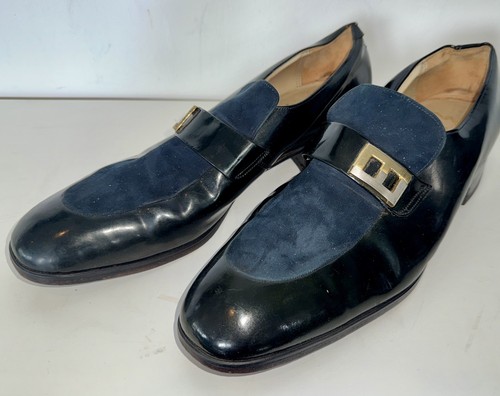 Vtg men c blue - c, suede