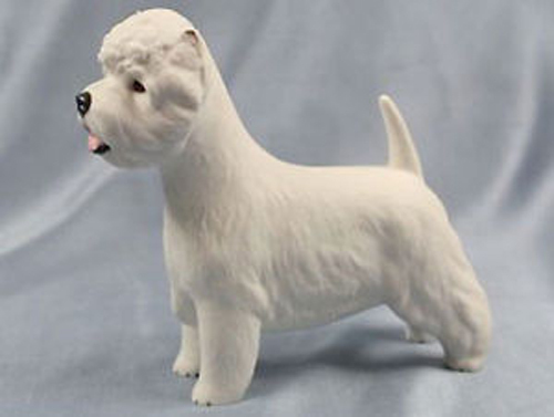 Westie dog porcelain figurine