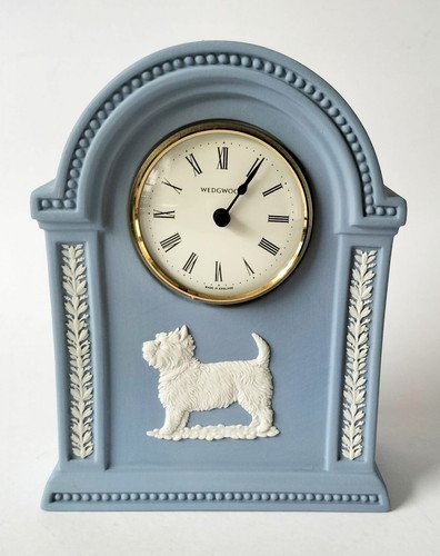 Wedgwood blue jasper - jasper, clock