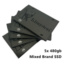 Joblot 5 x Kingston SSD 480GB / 512GB SATA 2.5"  Laptop Desktop Pc Solid State