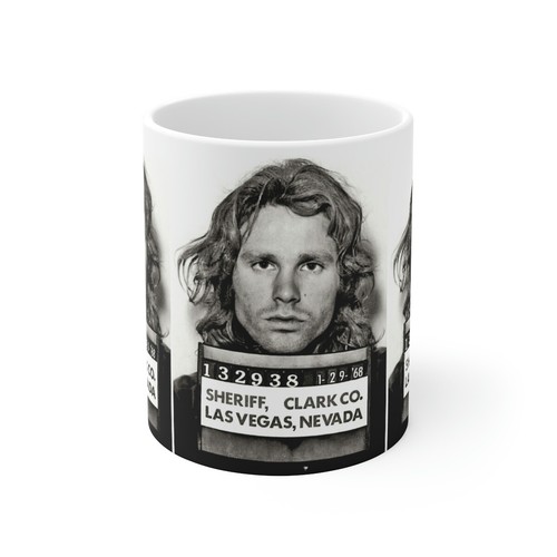 Jim morrison mugshot coffee - morrison,