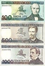 Lithuania Set: 100 lt. 1994