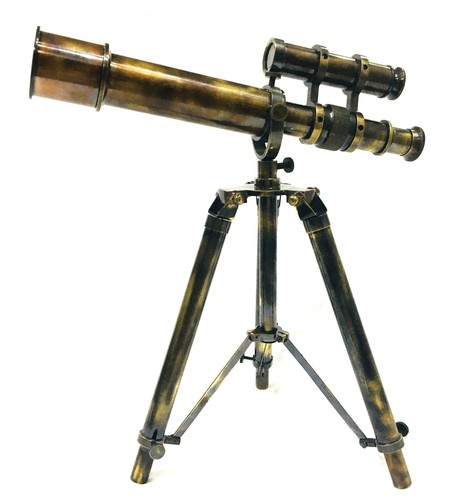 Vintage brass telescope - 12'',