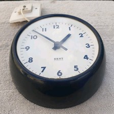 Small Vintage Wall Clock by Gent of Leicester 5 3/4 " Dial
