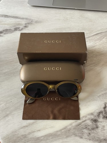 Vintage gucci glasses olive - vintage,