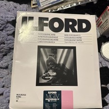 ilford 8 x10 multigrade paper ~ open and half empty