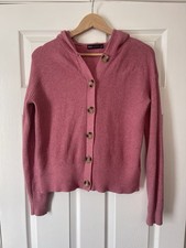 Marks & Spencer woman’s Hooded Knitted Cardigan Dusky Pink Size Small