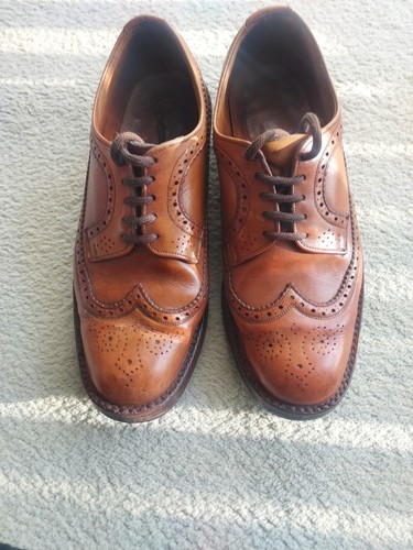 Men leather brogues brown - brogues,