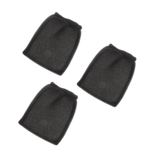 Reusable black sponge - black, hair