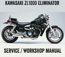 1986-1990 Kawasaki ZL1000 Eliminator Repair Workshop Service Manual PDF File