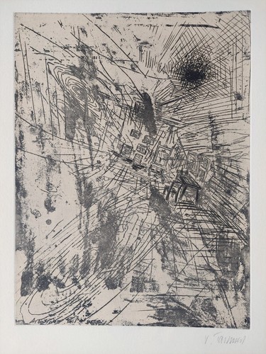 Volker tannert signed etching - volker,