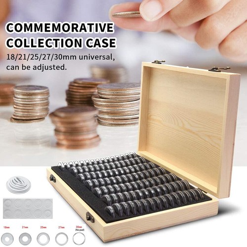 100pcs coin capsules with foam - capsules,