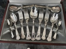 Viners Kings Royale Guild Silver Collection 44 Piece Canteen Of Cutlery For Six