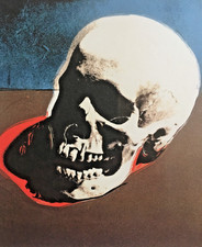 ANDY WARHOL: " Blue Skull"  1986 Limited Edition (01019)