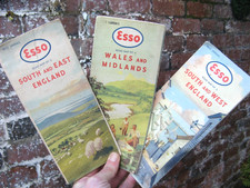 Vintage ESSO Road Maps No 2 3