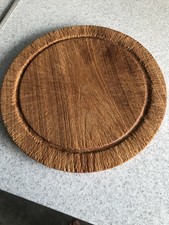 Well used Vintage Round Carved