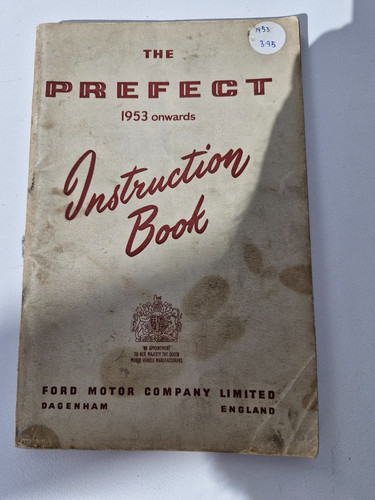 Ford prefect owners manual - owners,