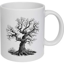 11oz (320ml) 'Medieval Tree' Ceramic Mug / Cup (MG00085815)