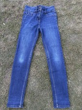 Women’s Ladies Next High Waist Enhancer Dark Blue Stretch Jeans Size 6 R L26”