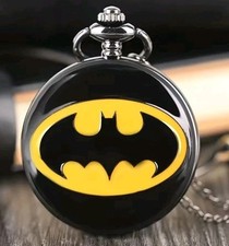 Batman Pocket Watch Necklace
