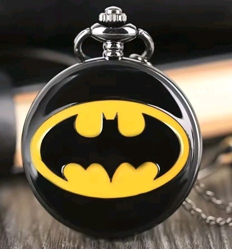 Batman pocket watch necklace - pocket,