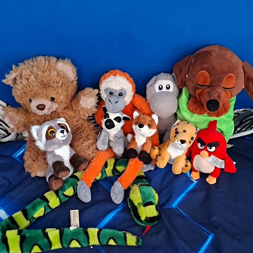 Mixed plush soft toys - plush,