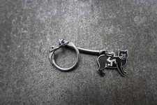 Manx Cat Keyring Key Chain
