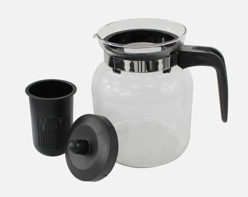 Glass teapot herbal - teapot,