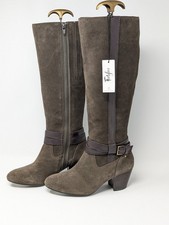 M&S Footglove brown suede knee