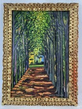 Winston Churchill Oil On Canvas (Handmade) signed and stamped Framed