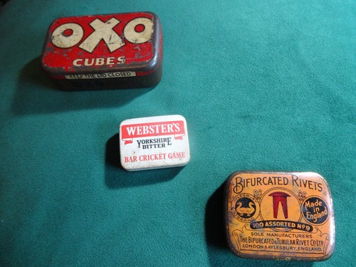 Lot vintage collectors - , tins