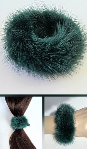 Mink hair bands fur - mink,