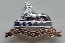 The Royal Lincolnshire Regiment Cap Badge Anodised/Staybrite